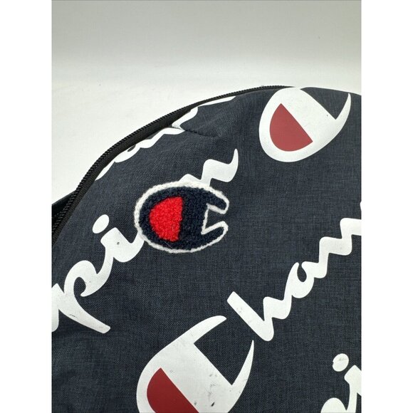 Champion Backpack Bookbag One Size Navy Blue Logo Theme - Picture 2 of 8